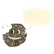 talking cookie retro cartoon