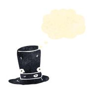 retro cartoon top hat character N2