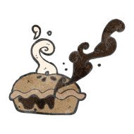 retro cartoon meat pie N2