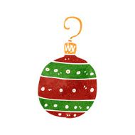 retro cartoon christmas decoration