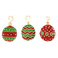 retro cartoon christmas decoration N2
