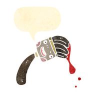 retro cartoon talking paint brush N2