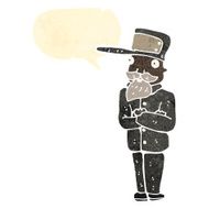 retro cartoon train driver