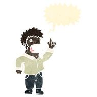 retro cartoon talking man N5