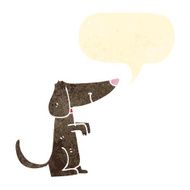 retro cartoon little dog N4