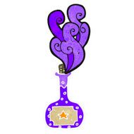 retro cartoon halloween potion N4