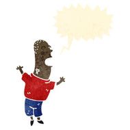 cartoon stressed man N93