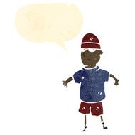 cartoon boy wearing hat N6