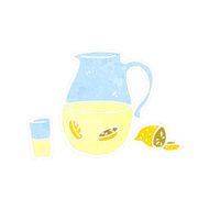 retro cartoon lemonade