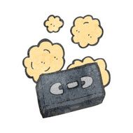 retro cartoon video tape