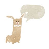 cartoon funny animals with speech bubble