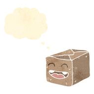 happy post package cartoon