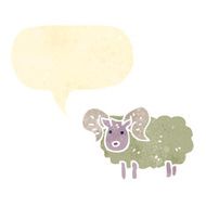 retro cartoon ram