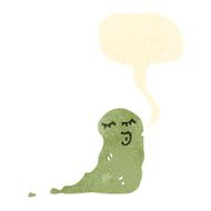 retro cartoon slimy ghost