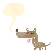 retro cartoon little dog N6