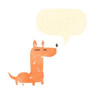 retro cartoon little dog N7