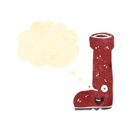 retro cartoon boot