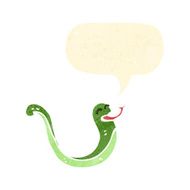 retro cartoon snake N2