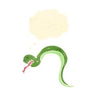 retro cartoon snake N4