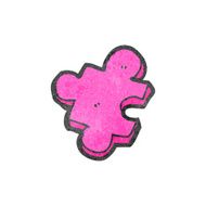 retro cartoon puzzle piece N4