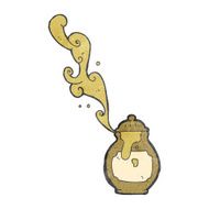 retro cartoon honey pot
