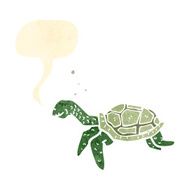 retro cartoon turtle