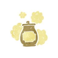 retro cartoon honey pot N3