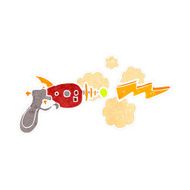 retro cartoon ray gun