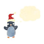retro cartoon little penguin N4