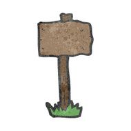 retro cartoon sign post