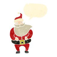 retro cartoon santa claus N10