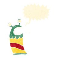 cartoon monster alien