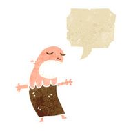 cartoon talking tribesman