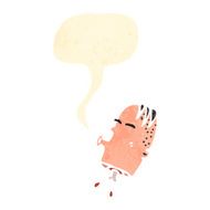 retro cartoon severed head N3