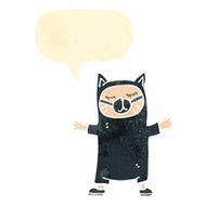 retro cartoon cat costume N3