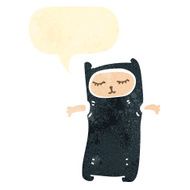 retro cartoon cat costume N4