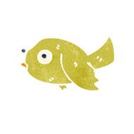 retro cartoon bird N7