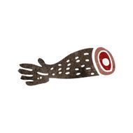 retro cartoon gross severed arm N3