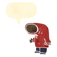 retro cartoon boy in hooded top N2