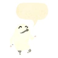 retro cartoon ghost N3