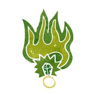 magic ring retro cartoon N2