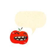 retro cartoon tomato
