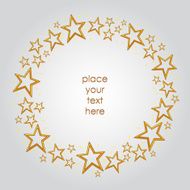 Stars border frame