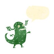 retro cartoon little devil N7