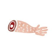 retro cartoon halloween severed arm N3