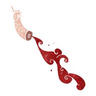 retro cartoon halloween severed arm N4