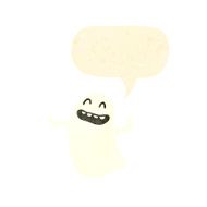 retro cartoon ghost N5