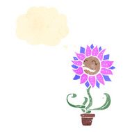 retro cartoon flower N15