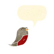 retro cartoon robin N6