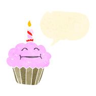 retro cartoon cupcake N3
